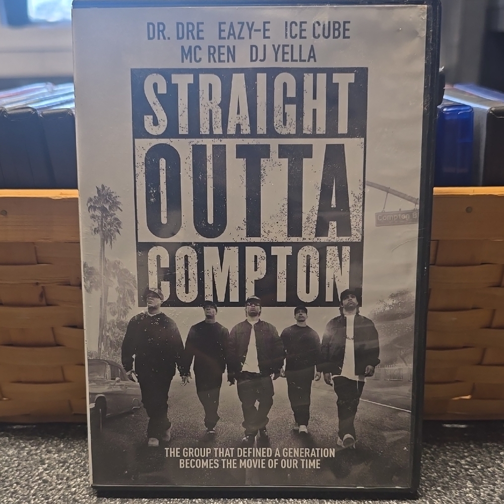 Straight Outta Compton DVD - In original case with bonus features.